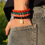 PULSERA AGATA NEGRA ESCAPULARIO