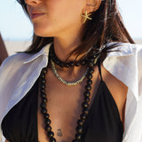 COLLAR SEMILLAS GRANDES NEGRO