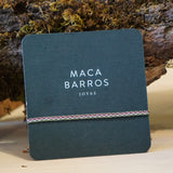 PULSERA TELAR MINI MORADO VERDE TEEN