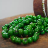 COLLAR SEMILLAS VERDE OSCURO