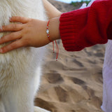 PULSERA VIRGEN MINI ROJA NIÑA