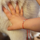 PULSERA VIRGEN MINI ROJA NIÑA