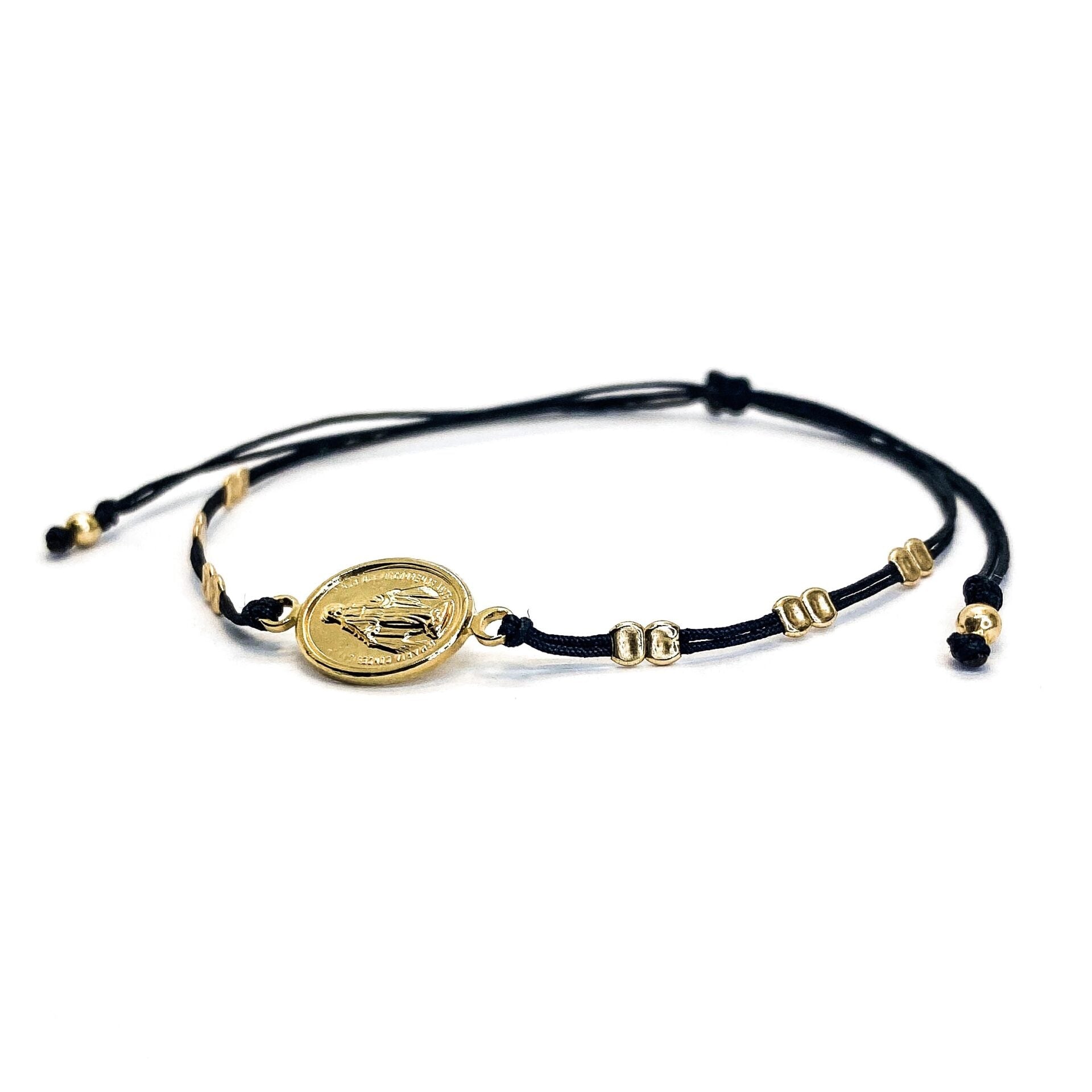 PULSERA VIRGEN HORIZONTAL GOLD FILLED