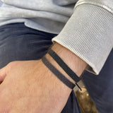 PULSERA MACRAMÉ NEGRA